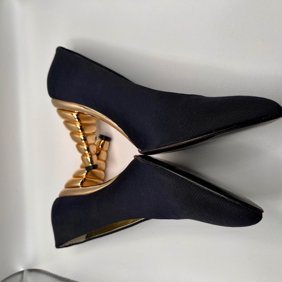 👠 Vintage Walter Steiger heels 37.5  AS NEW - Picture 7 of 9